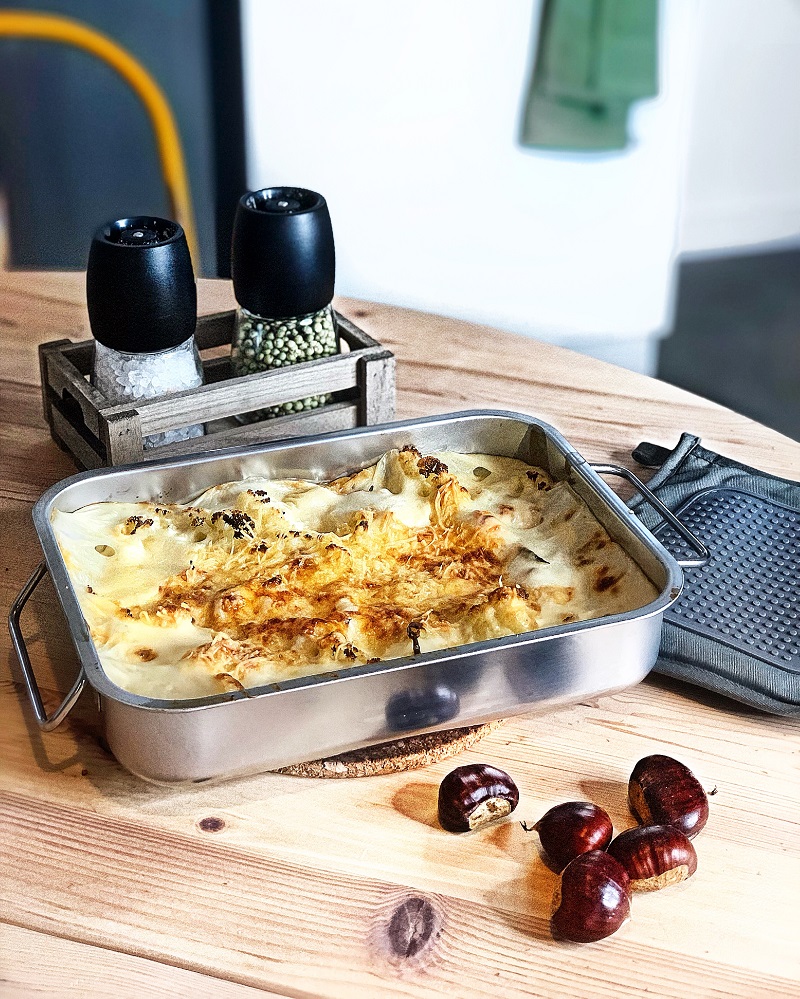 Recette d'automne: Gratin de choux fleur béchamel sans matière grasse ...