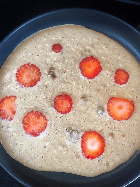 Pancakes à la farine de châtaigne : basal nutrition