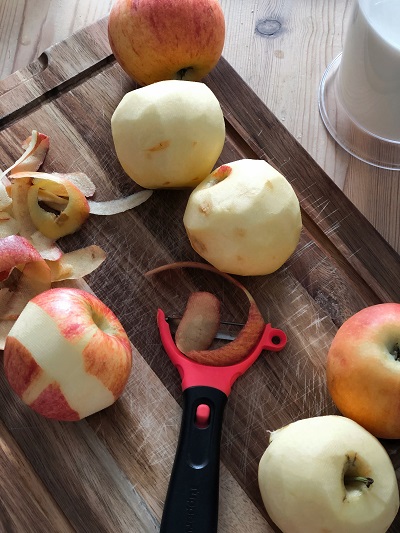Epluchage de pommes